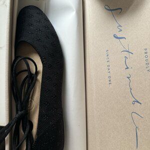 Rothy's black sparkle wrap size 8.5